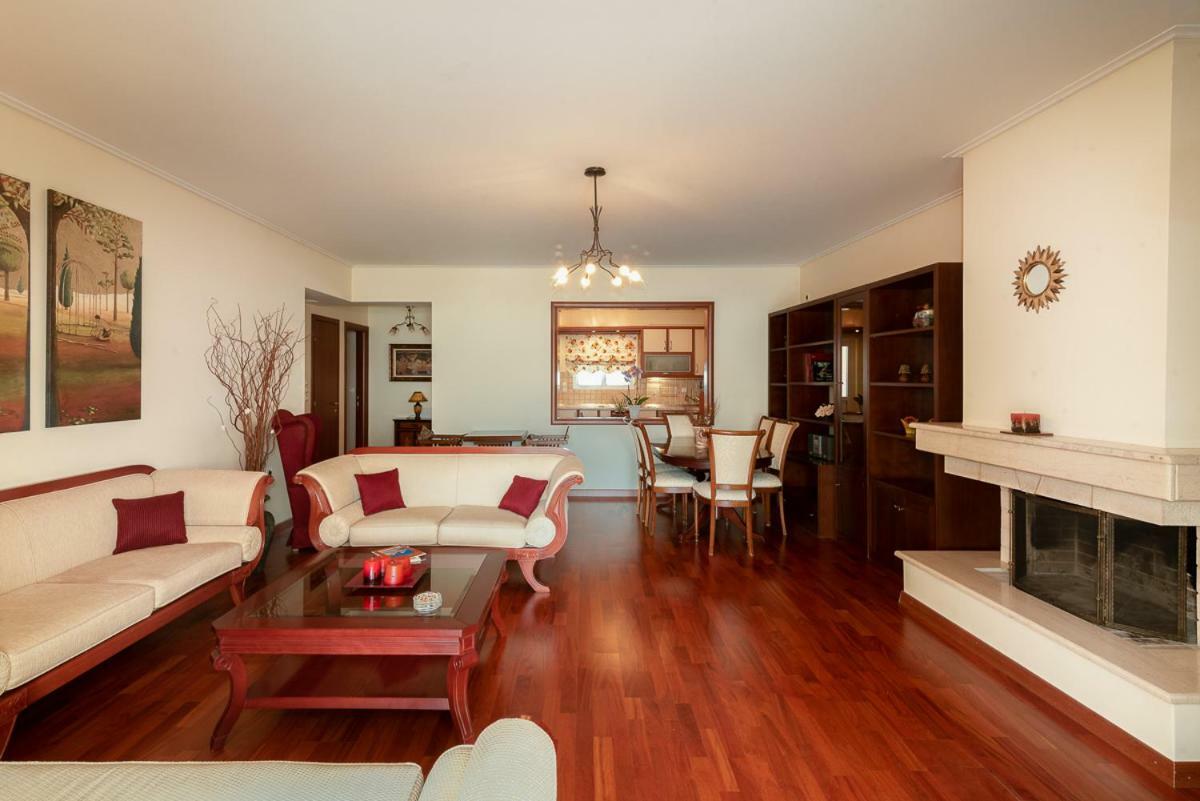 Penthouse 5 Min From Airport And Sea Apartment Markópoulon Exterior foto